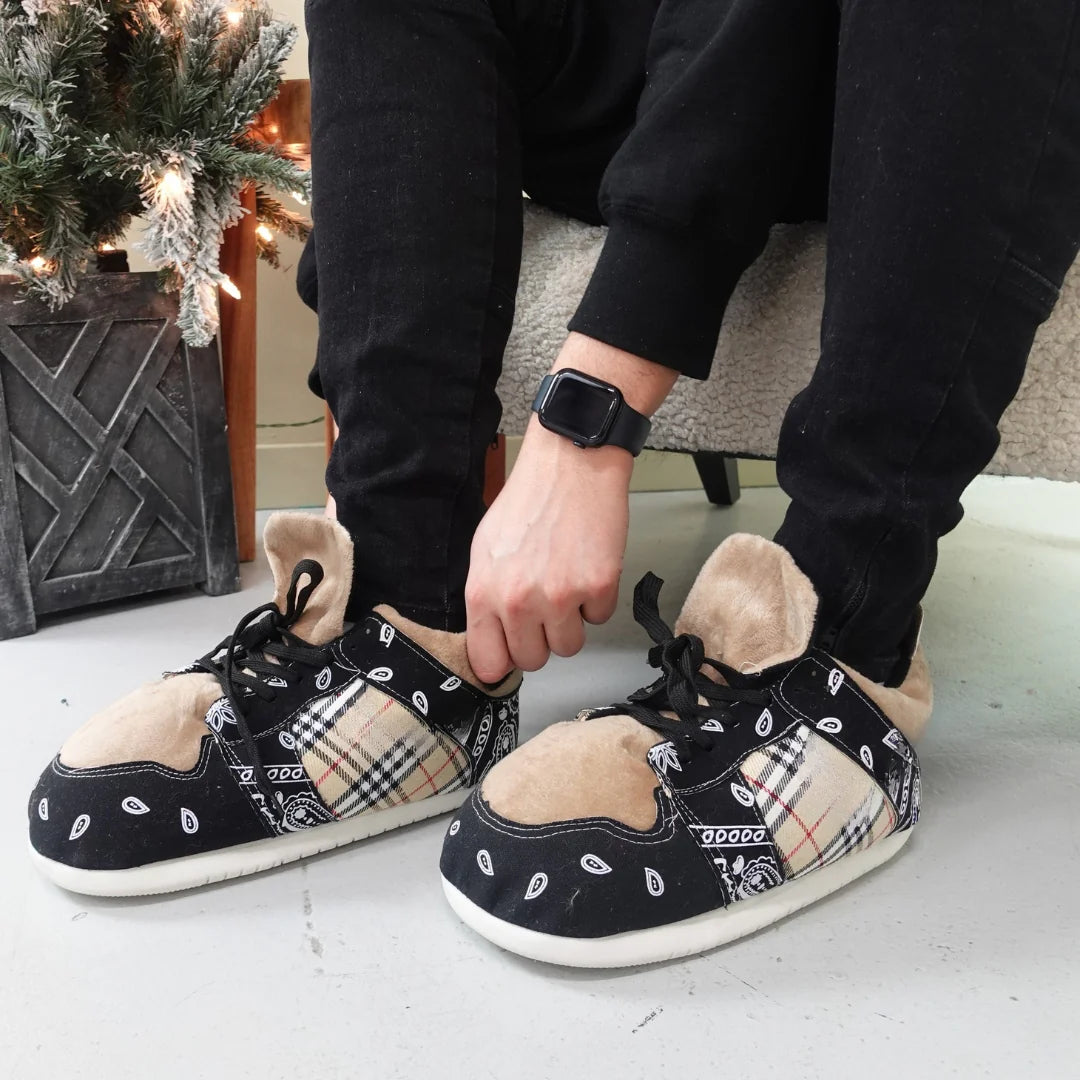 AJ1 SB Paisley Check