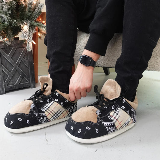 AJ1 SB Paisley Check